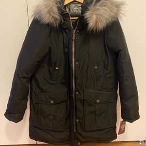 Vince Camino Faux fur trim down puffer